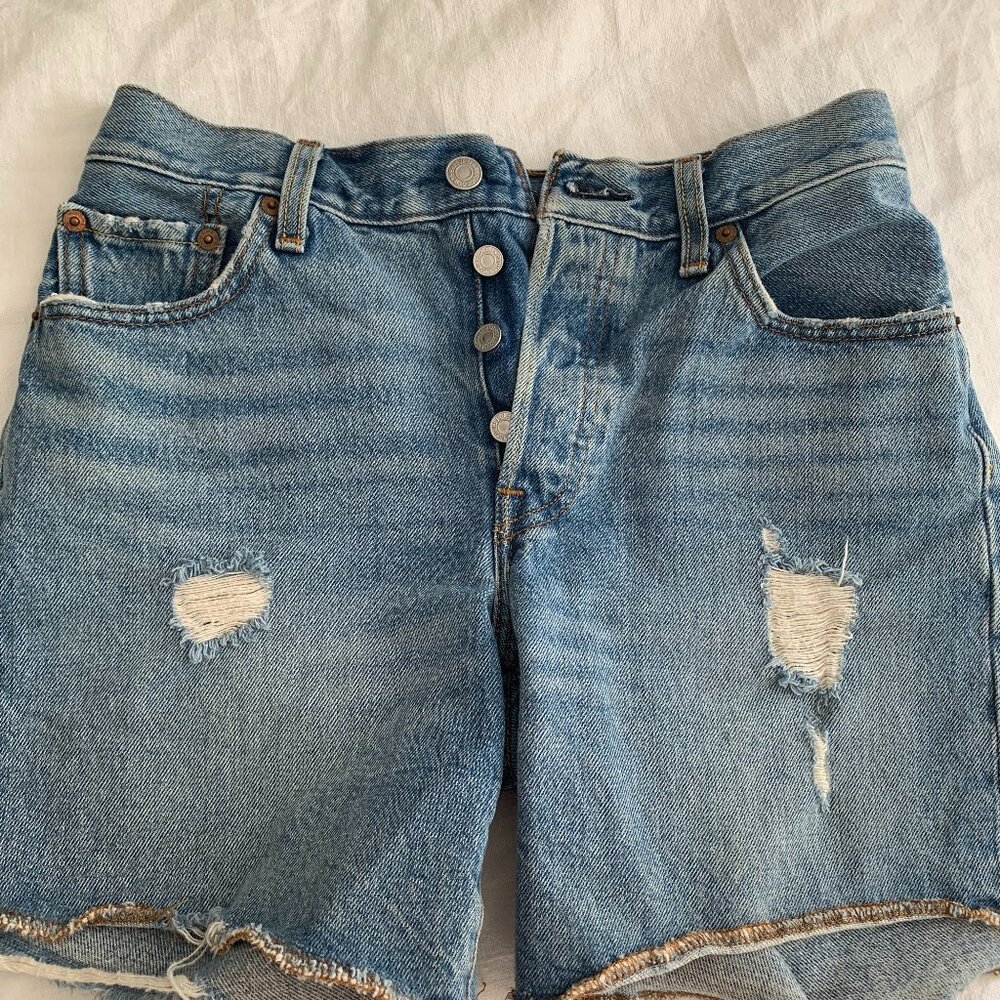 Levi's Denim Button  Up Shorts